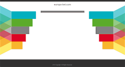 Desktop Screenshot of europa-bet.com